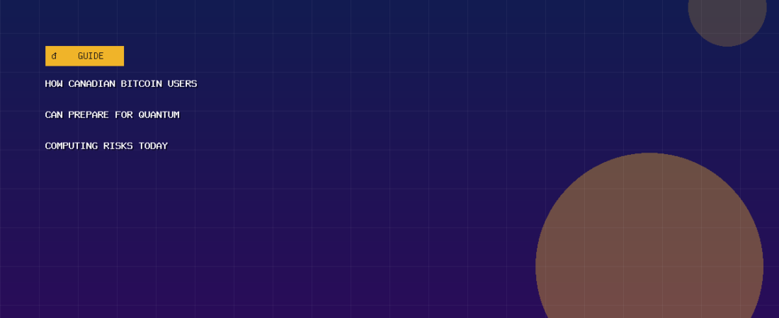 How Canadian Bitcoin Users Can Prepare for Quantum Computing Risks Today